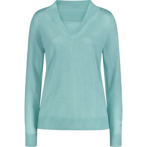 Dames 2-in-1-pullover in mint