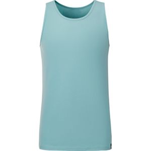 Heren Onderhemd in mint + grijs gemêleerd