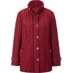 Dames - Watté-jack - Donkerrood - Winterjas