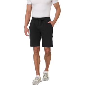 Bermuda - Zwart - Katoen - Steekzakken - Elastische Band