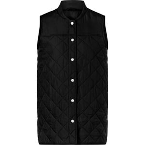 Dames Lang vest in zwart