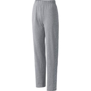 OTTO - Homewearbroek - Lichtgrijs mêlee - 100% Katoen - Lange Maten