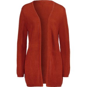 Roestrood Vest - 100% Polyacryl - Lange Mouwen - Zonder Kraag