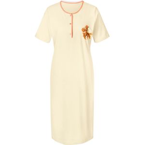 Vanille - Nachthemd - Gebloemd - 100% Katoen