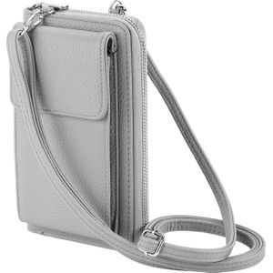 Telefoontas - Zilverkleur - Polyurethaan - Unikleur