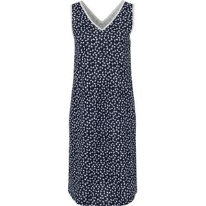 Dames Nachthemd in marine/wit geprint