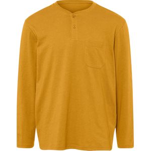 Heren Pyjama-Shirt in oker