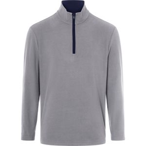 Heren Fleeceshirt in steengrijs