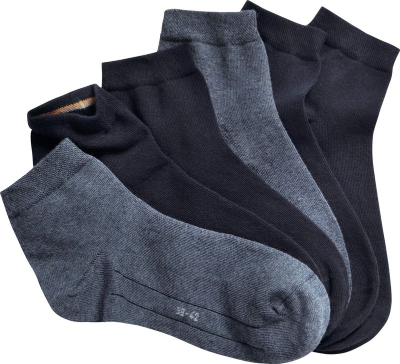 Camano - Luca - Sportsokken - Denim Blauw Gemêleerd - 7 Paar