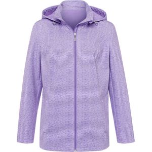 Dames Softshell-jack in lavendel/lila bedrukt