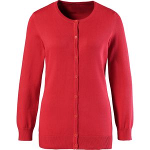Dames Vest - Koraalrood - Cardigan