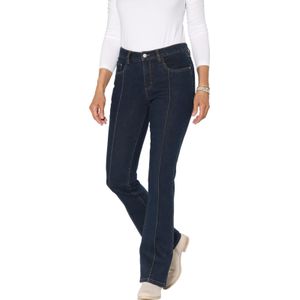 Dames Bootcut jeans in dark-blue