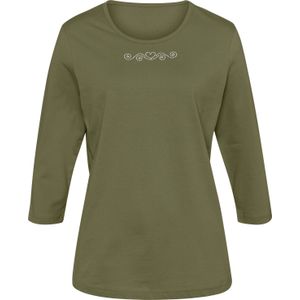 Olijf - Longsleeve - 100% Katoen