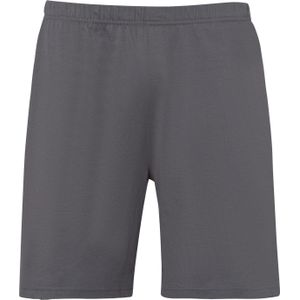 Heren shortama in antraciet/aquamarine/oker