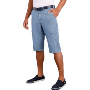 Heren Jeansbermuda in blue-bleached