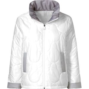 Dames Watté-jack in wit/steengrijs