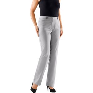 Lichtgrijs - Wandelbroek - Katoen - Steekzakken - Comfortabele Taillehoogte