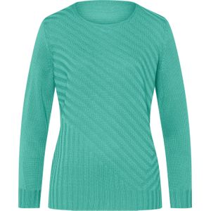 Pullover met lange mouwen in blauwgroen