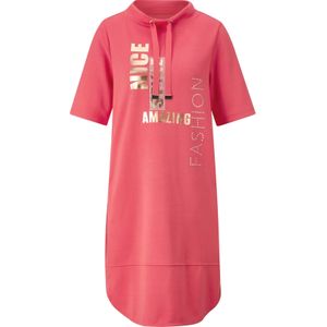 Jerseyjurk - Glanzend Opschrift - Glittersteentjes - Korte Mouwen - Zacht