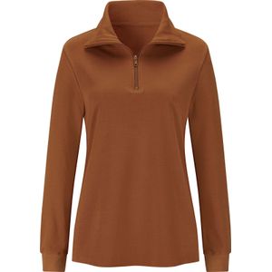 Dames Sweatshirt in cognac