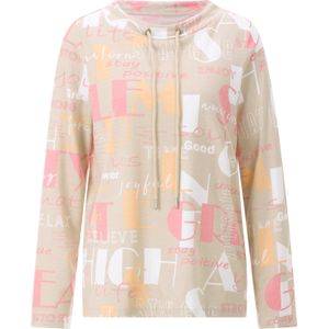 Classic Basics - Shirt - Zandkleur/Flamingo - Lange Mouwen