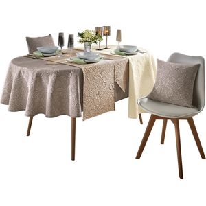 Tafelkleed in taupe