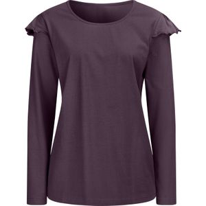 Dames Shirt - Aubergine - Longsleeves