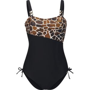 Badpak - Zwart/Choco - Elastaan/Polyamide