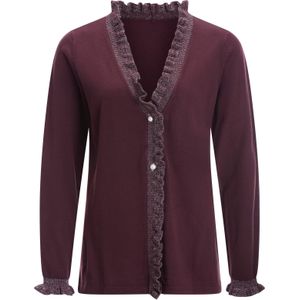 Dames Vest in bordeaux