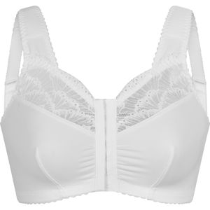 Dames Beha zonder beugel met voorsluiting in wit