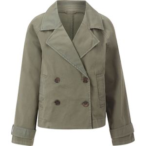 Dames Trenchcoat in kaki