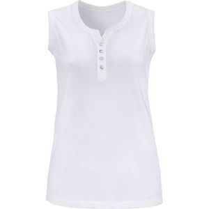 Wit - Tanktop - 100% Katoen