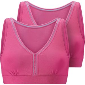 Wäschepur - Bustier - Magenta - Set van 2