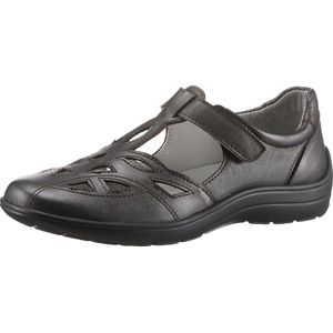 Casual Schoenen - Bronskleur - Gladleer - Klittenbandsluiting