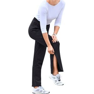 Vrijetijdsbroek - Zwart - Jersey - Comfortband en Ritssluitingen