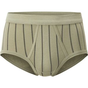 Heren Slip in kaki gestreept