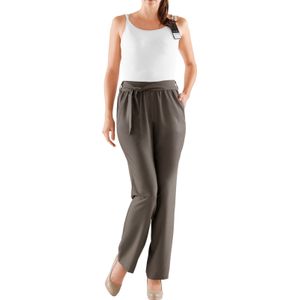 Harembroek - Kaki - 100% Polyester - Steekzakken - Bindstrik Sluiting
