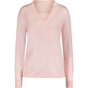 Dames 2-in-1-pullover in lichtroze