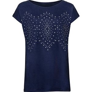 Dames Shirt met print in marine