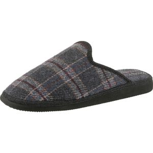 Heren Pantoffels in grijs geruit