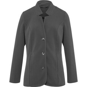 Dames Jersey blazer in antraciet