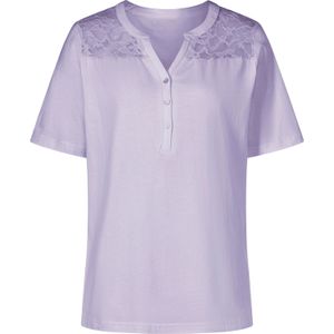 Dames Shirt met korte mouwen in lila