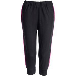 Dames 3/4-broek in zwart/pink