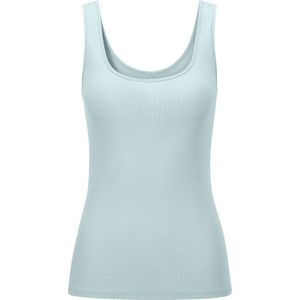 Dames Mouwloze top in aqua