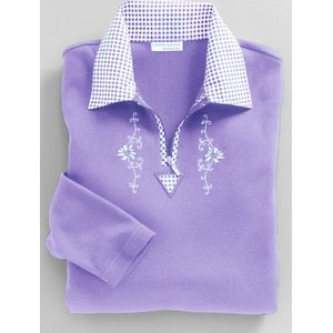 Dames Traditioneel shirt in lavendel