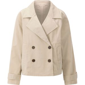 Dames Trenchcoat in zand