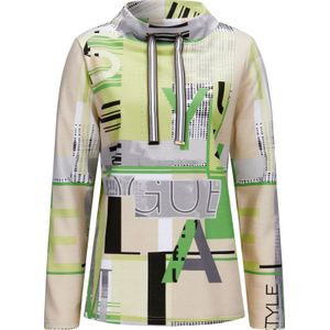 Sweatshirt - Glitterontwerp - Zwart - Gerecycled Polyester - Katoen