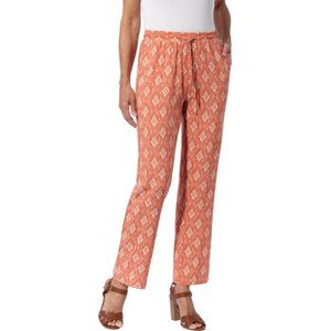 Stretchbroeken - Papaja/Zand - 100% Viscose - Steekzakken