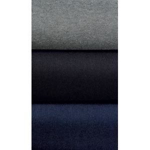 Kniekousen - Grijs - 87% Katoen, 12% Polyamide, 1% Elastaan - 2 Paar