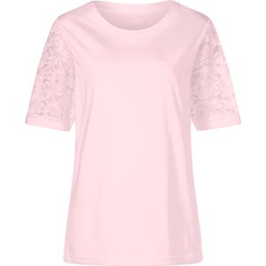 Dames Kanten shirt in lichtroze